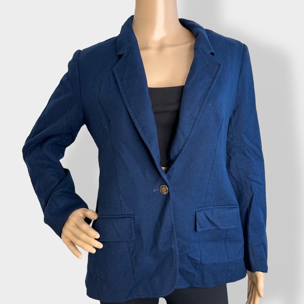 Vintage Pendleton Navy Wool Blazer Jacket
